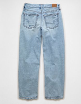 AE Low-Rise Baggy Barrel Jean - Light Wash