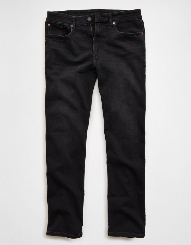 AE Athletic Straight Jean - Black Charcoal
