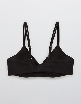 Sunnie Wireless Push Up Bra - True Black