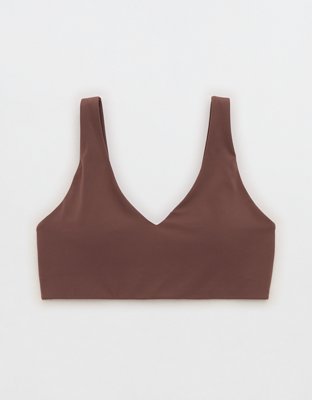 OFFLINE By Aerie Real Me XTRA Classic Double V Sports Bra - Relic
