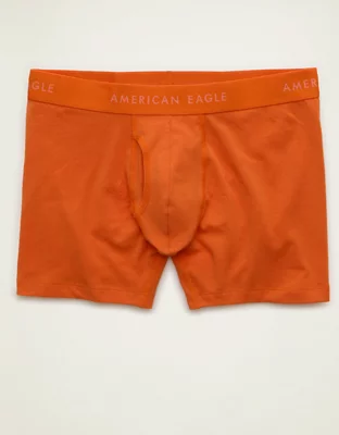 AEO Men's 4.5" Classic Boxer Brief - Orange