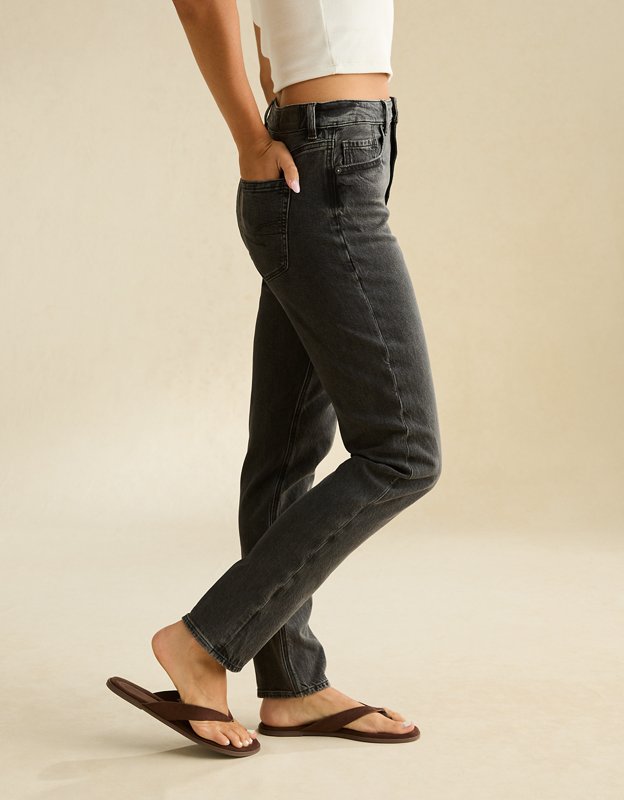AE Mom Jean - Black Magic