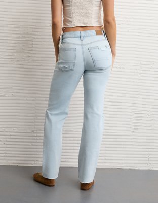 AE High-Waisted Straight Jean - Faded Light