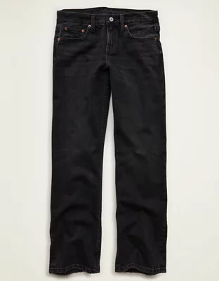 AE Low-Rise Classic Straight Jean - Black