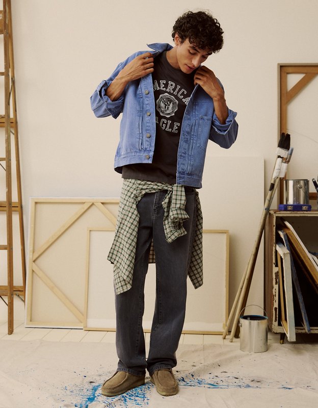 AE Loose Jean - Deep Sea Blue