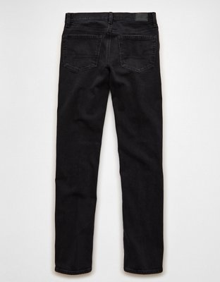 AE High-Waisted Straight Jean - Black