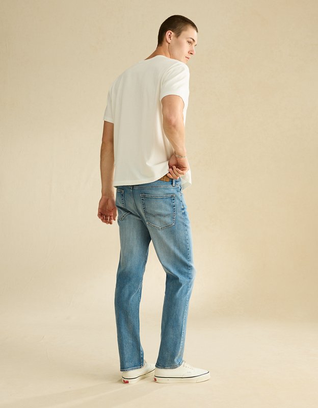 AE Athletic Straight Jean - Medium Indigo Wash