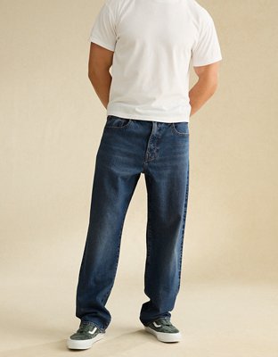 AE Loose Jean - Dark Indigo Wash