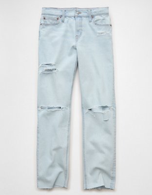 AE High-Waisted Straight Jean - Faded Light
