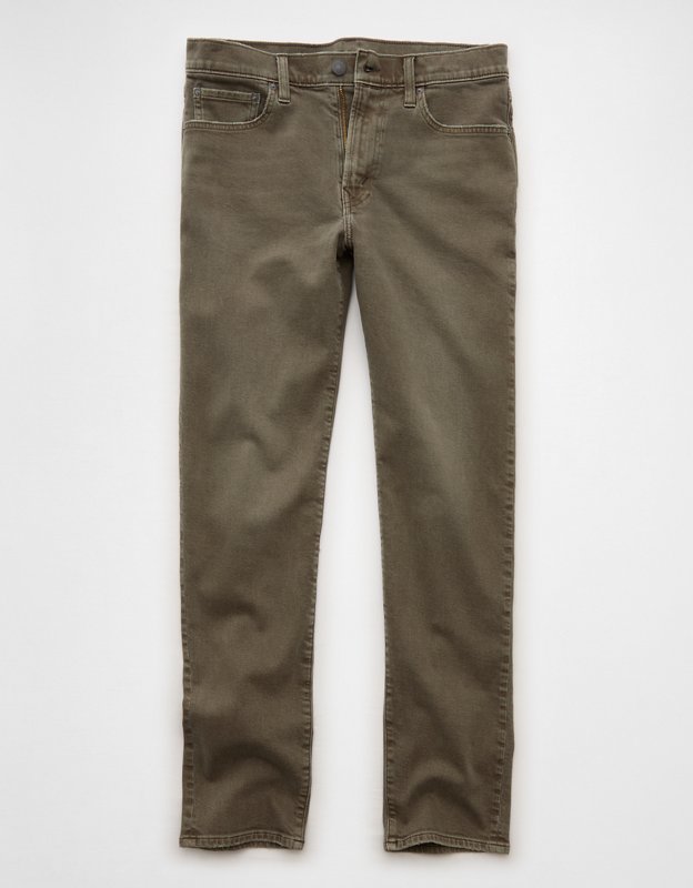 AE Slim Straight Jean - Dusty Sage