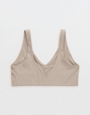 OFFLINE By Aerie Real Me XTRA Classic Double V Sports Bra - Stone Harbor