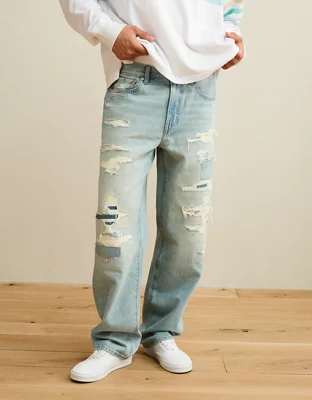 AE Pride Loose Jean - Light Wash