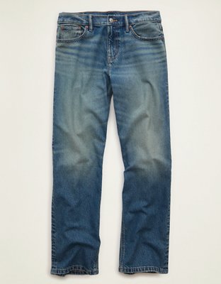 AE Low-Rise Baggy Straight Jean - Tinted Medium