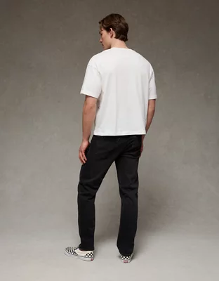 AE Athletic Straight Jean - Black Charcoal