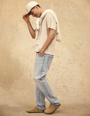 AE Original Straight Jean - Light Tinted Wash