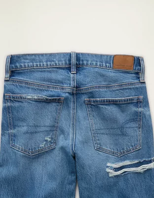 AE High-Waisted Straight Jean - Light Wash
