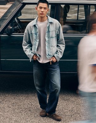 AE Loose Jean - Dark Vintage Wash