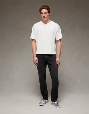 AE Athletic Straight Jean - Black Charcoal