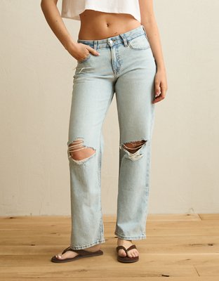 AE Curvy High-Waisted Stovepipe Jean - Skylight