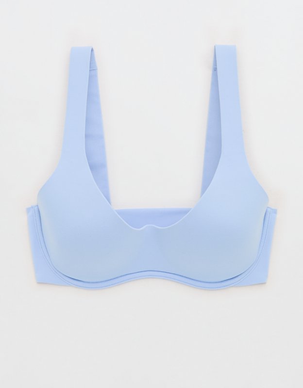 SMOOTHEZ The Scoop Lightly Lined Bra - Cloudy Blue