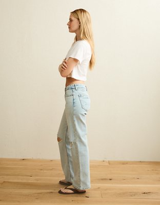 AE Curvy High-Waisted Stovepipe Jean - Skylight