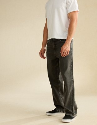 AE Loose Jean - Washed Black