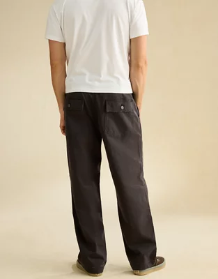 AE Flex Loose Fit Lived-In Utility Pant - Faded Black