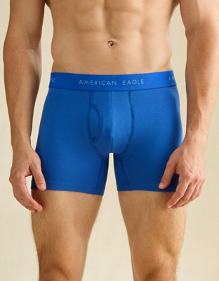 AEO Men's 4.5" Classic Boxer Brief - Cobalt Blue