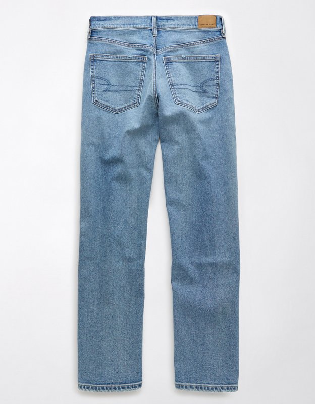 AE Low-Rise Baggy Straight Jean - Fresh Bright