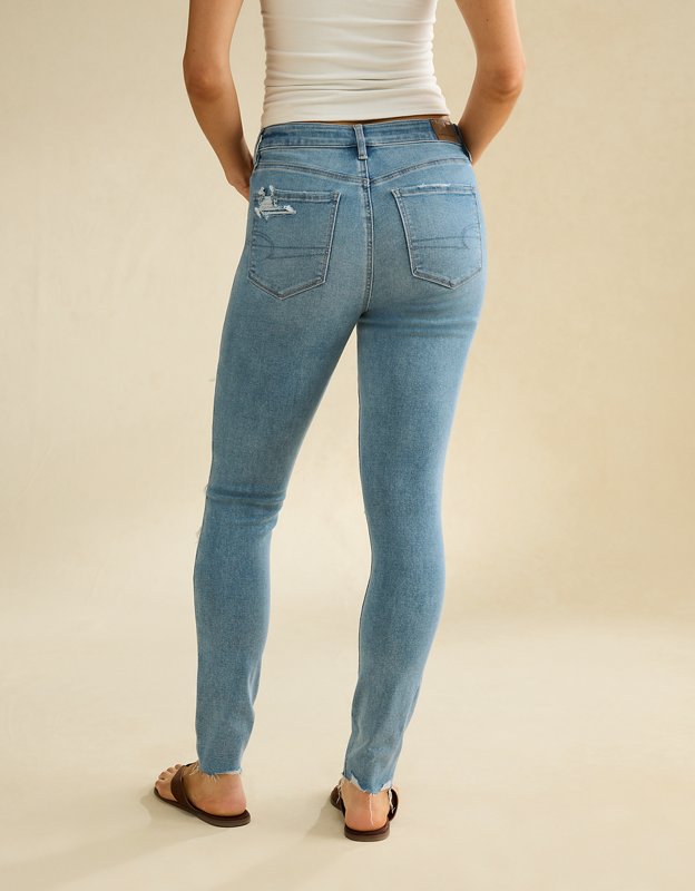 AE High-Waisted Jegging - Medium Indigo