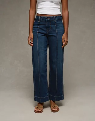 AE Curvy High-Waisted Stovepipe Jean - Dark Wash
