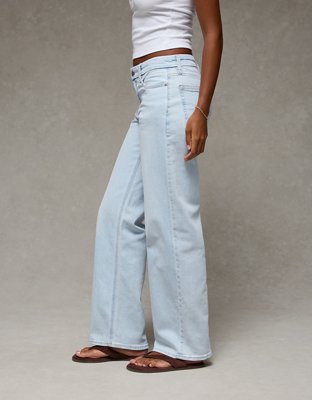 AE Curvy High-Waisted Stovepipe Jean - Cool Classic