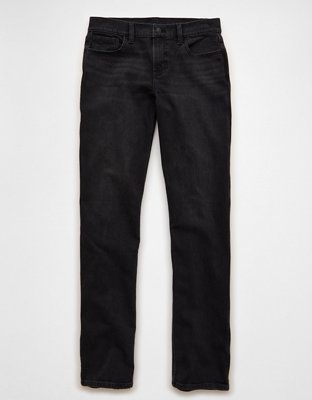 AE High-Waisted Straight Jean - Black