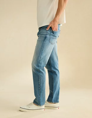 AE Athletic Straight Jean - Medium Indigo Wash
