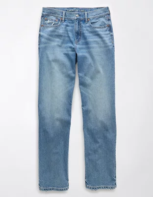 AE Low-Rise Baggy Straight Jean - Fresh Bright