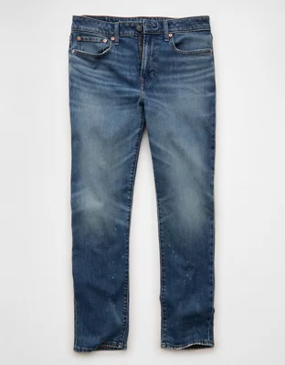 AE Slim Straight Jean - Medium Vintage Wash