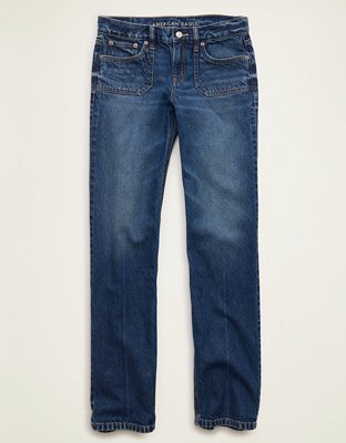 AE Low-Rise Classic Straight Jean - Classic Medium