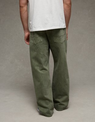 AE Loose Jean - Olive Moss