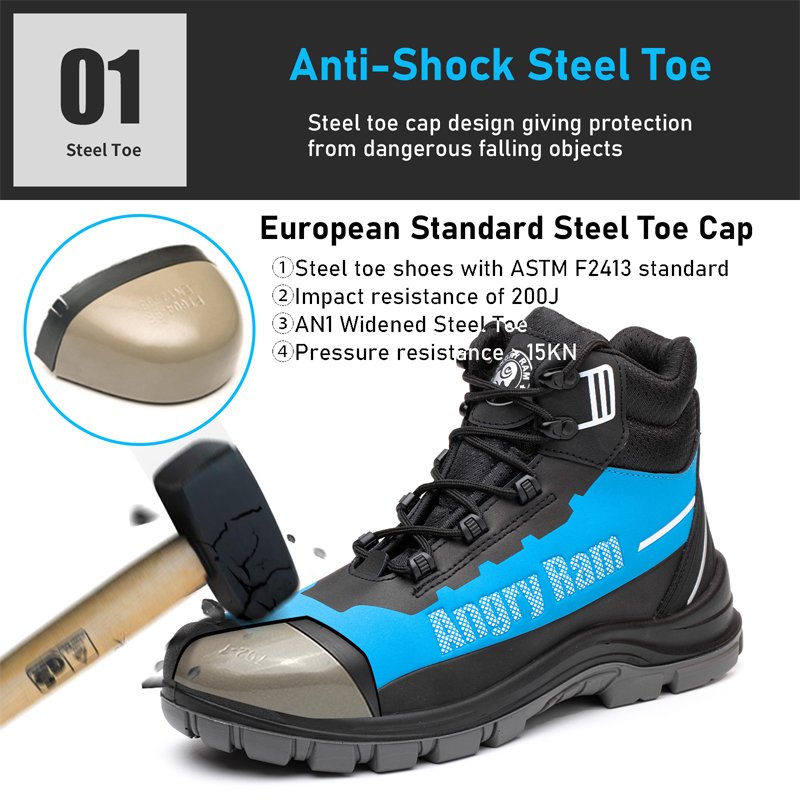 Work Safety Boots Men Work Shoes European  Puncture-Proof
