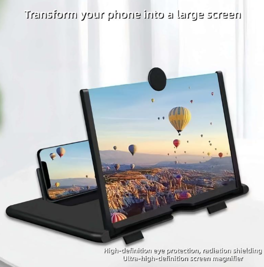 Mobile Phone Magnifier - Ultra-HD Screen Magnifier for Easy TV Viewing Orientation for Landscapes Use Eye Protection Full-Screen Mobile Phone Magnification-10"