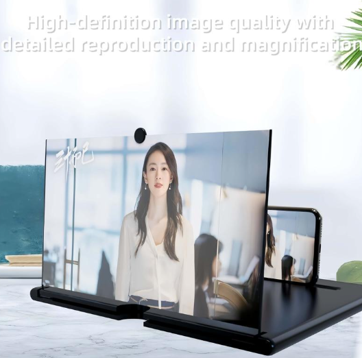 Mobile Phone Magnifier - Ultra-HD Screen Magnifier for Easy TV Viewing Orientation for Landscapes Use Eye Protection Full-Screen Mobile Phone Magnification-10"