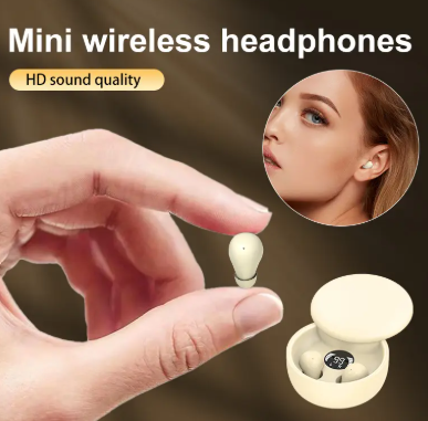 Mini Invisible Headphones Bluetooth 5.4 True Wireless In-Ear Earphones sport Audio Earbud audifonos bluetooth wireless headphones noise cancelling headphones gamingheadset