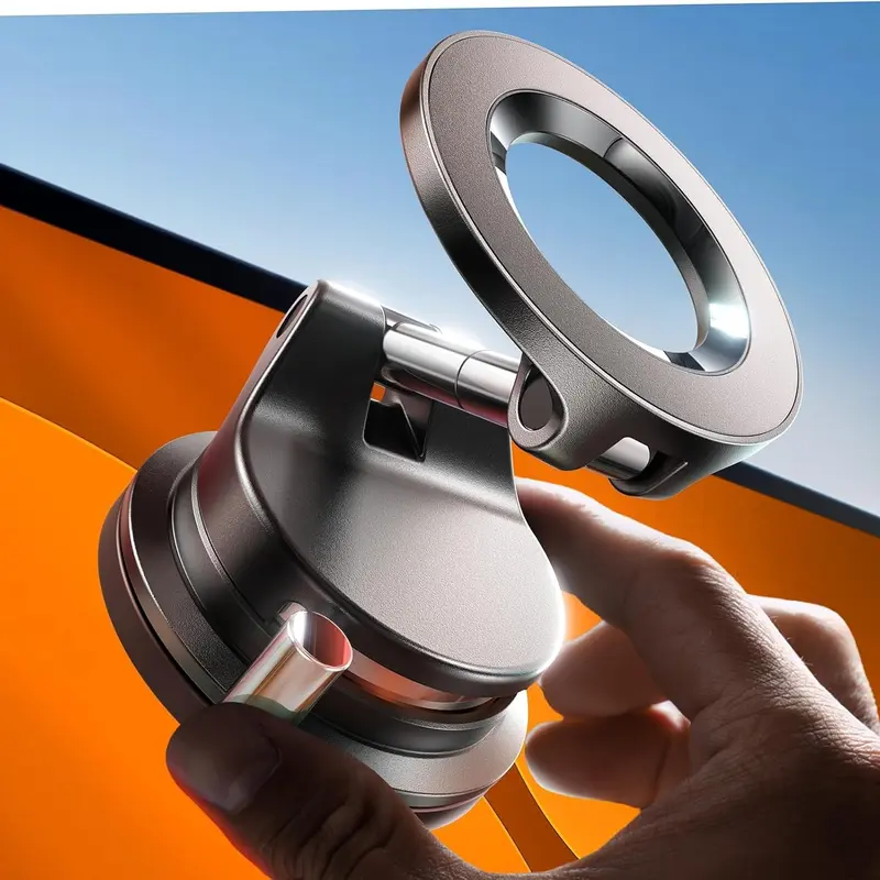 Magsafe Car Mount, Magnetic Phone Holders for Your Car, Vacuum Phone Mount for Car Accessories for Women Men Interior Jeep BMW, SuctionPro Gifts Kits, for iPhone 17 Pro Max 16 15 14 13