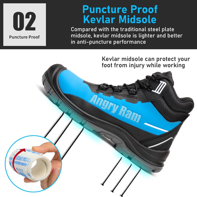 Work Safety Boots Men Work Shoes European  Puncture-Proof