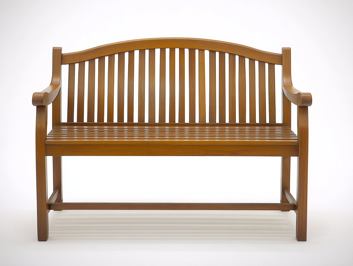 Gartenbank Holz 160x60x90 cm - Honigbraun - klassische Sitzbank für Garten-Nodidwell