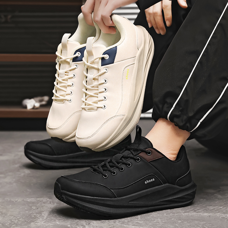 ⏰ 70% OFF | 24 Hours Only! Men's Orthopedic Walking Shoes - Built-In Arch Support; Waterproof Leather Upper; Wide Toe; Non-Slip; Anti-Wear; Comfortable - Ideal for Daily Routine, Outdoor Adventures, Sport, Travelling