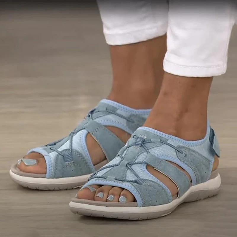 Sandales rétro pour femmes – chaussures orthopédiques, soulagement des douleurs aux pieds