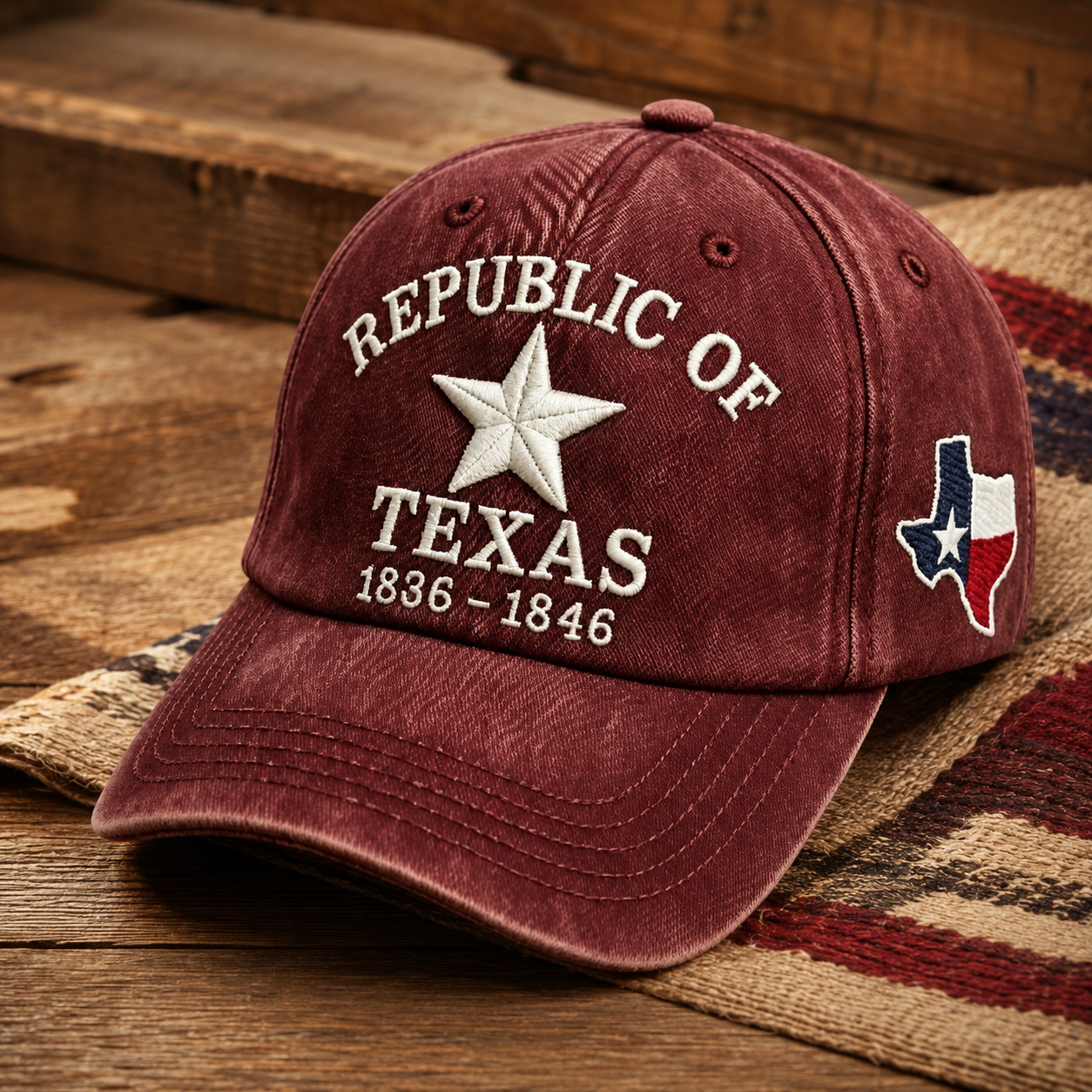 🤠 Vintage Texas Spirit Embroidered Baseball Cap ⭐