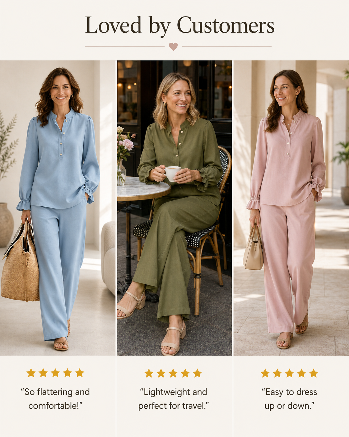 ⏰Seasonal Clearance Sale🔥Women’s Elegant 2-Piece Lounge Set
