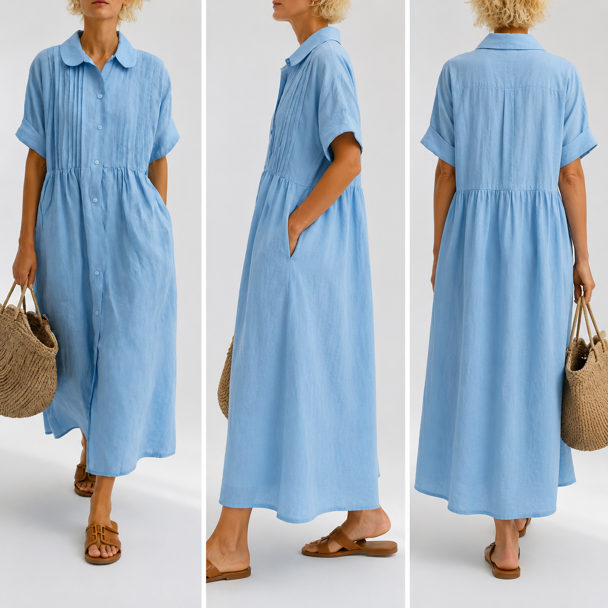 Morwenna Lightweight Shirt Dress